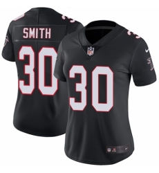 Women's Nike Atlanta Falcons #30 Ito Smith Black Alternate Vapor Untouchable Elite Player NFL Jersey