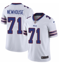 Men's Nike Buffalo Bills #71 Marshall Newhouse White Vapor Untouchable Limited Player NFL Jersey