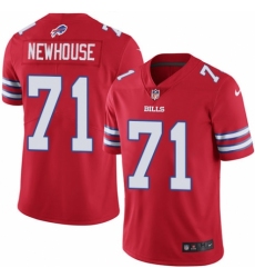 Youth Nike Buffalo Bills #71 Marshall Newhouse Limited Red Rush Vapor Untouchable NFL Jersey