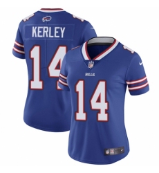 Women's Nike Buffalo Bills #14 Jeremy Kerley Royal Blue Team Color Vapor Untouchable Limited Player NFL Jersey
