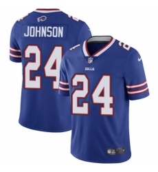 Youth Nike Buffalo Bills #24 Taron Johnson Royal Blue Team Color Vapor Untouchable Elite Player NFL Jersey