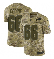 Men's Nike Buffalo Bills #66 Russell Bodine Limited Camo 2018 Salute to Service NFL Jersey