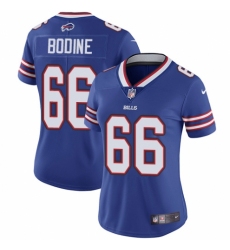 Women's Nike Buffalo Bills #66 Russell Bodine Royal Blue Team Color Vapor Untouchable Limited Player NFL Jersey