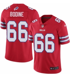 Youth Nike Buffalo Bills #66 Russell Bodine Limited Red Rush Vapor Untouchable NFL Jersey