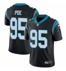 Youth Nike Carolina Panthers #95 Dontari Poe Black Team Color Vapor Untouchable Limited Player NFL Jersey