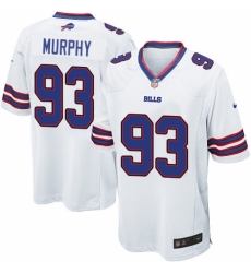 Men's Nike Buffalo Bills #93 Trent Murphy Game White NFL Jersey