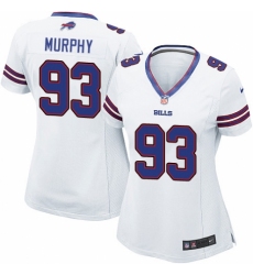 Women's Nike Buffalo Bills #93 Trent Murphy Game White NFL Jersey