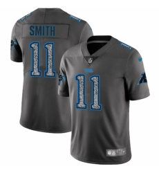 Men's Nike Carolina Panthers #11 Torrey Smith Gray Static Vapor Untouchable Limited NFL Jersey