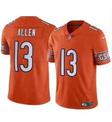 Men's Chicago Bears #13 Keenan Allen Orange Vapor Football Stitched Jersey