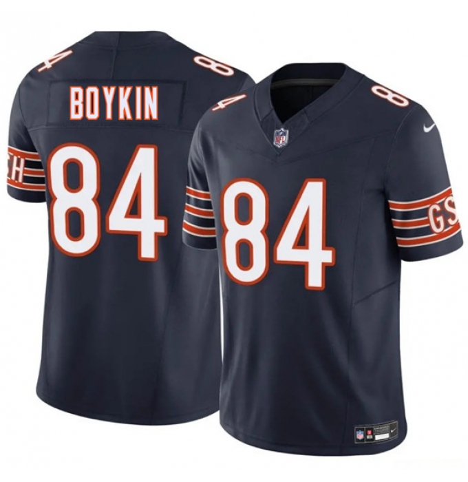Men's Chicago Bears #84 Miles Boykin Navy 2025 F.U.S.E. Vapor Untouchable Limited Football Stitched Jersey