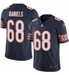 Youth Nike Chicago Bears #68 James Daniels Navy Blue Team Color Vapor Untouchable Elite Player NFL Jersey