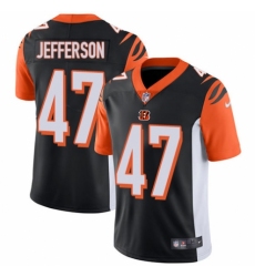 Men's Nike Cincinnati Bengals #47 Malik Jefferson Black Team Color Vapor Untouchable Limited Player NFL Jersey