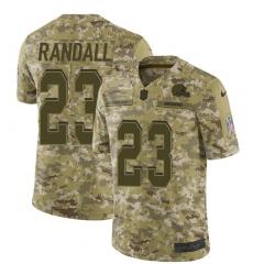 Youth Nike Cleveland Browns #23 Damarious Randall Limited Camo 2018 Salute to Service NFL Jersey