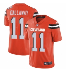 Men's Nike Cleveland Browns #11 Antonio Callaway Orange Alternate Vapor Untouchable Limited Player NFL Jersey