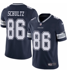 Men's Nike Dallas Cowboys #86 Dalton Schultz Navy Blue Team Color Vapor Untouchable Limited Player NFL Jersey