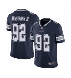 Men's Dallas Cowboys #92 Dorance Armstrong Jr. Navy Blue Team Color Vapor Untouchable Limited Player Football Jersey