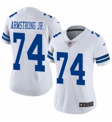 Women's Nike Dallas Cowboys #74 Dorance Armstrong Jr. White Vapor Untouchable Limited Player NFL Jersey