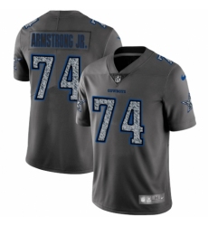 Youth Nike Dallas Cowboys #74 Dorance Armstrong Jr. Gray Static Vapor Untouchable Limited NFL Jersey