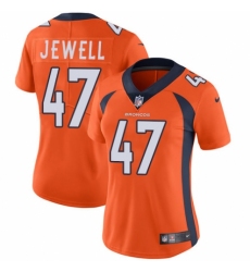 Women's Nike Denver Broncos #47 Josey Jewell Orange Team Color Vapor Untouchable Limited Player NFL Jersey