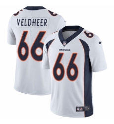 Men's Nike Denver Broncos #66 Jared Veldheer White Vapor Untouchable Limited Player NFL Jersey