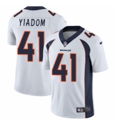 Youth Nike Denver Broncos #41 Isaac Yiadom White Vapor Untouchable Limited Player NFL Jersey