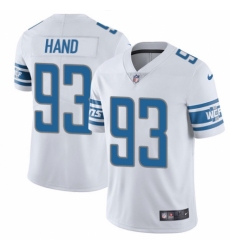 Men's Nike Detroit Lions #93 Da'Shawn Hand White Vapor Untouchable Limited Player NFL Jersey