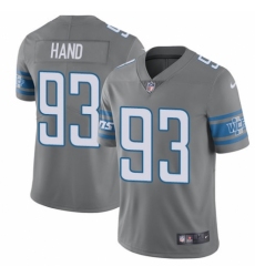 Youth Nike Detroit Lions #93 Da'Shawn Hand Limited Steel Rush Vapor Untouchable NFL Jersey