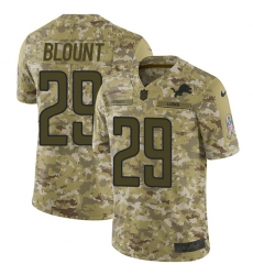 Youth Nike Detroit Lions #29 LeGarrette Blount Limited Camo 2018 Salute to Service NFL Jersey