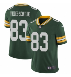 Youth Nike Green Bay Packers #83 Marquez Valdes-Scantling Green Team Color Vapor Untouchable Limited Player NFL Jersey
