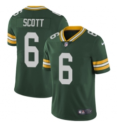 Youth Nike Green Bay Packers #6 JK Scott Green Team Color Vapor Untouchable Limited Player NFL Jersey