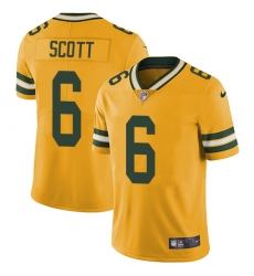 Youth Nike Green Bay Packers #6 JK Scott Limited Gold Rush Vapor Untouchable NFL Jersey