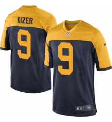 Men's Nike Green Bay Packers #9 DeShone Kizer Game Navy Blue Alternate NFL Jersey