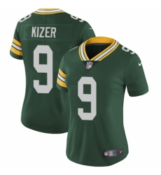 Women's Nike Green Bay Packers #9 DeShone Kizer Green Team Color Vapor Untouchable Limited Player NFL Jersey
