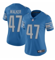 Women's Nike Detroit Lions #47 Tracy Walker Blue Team Color Vapor Untouchable Limited Player NFL Jersey