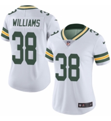 Women's Nike Green Bay Packers #38 Tramon Williams Game White NFL Jersey