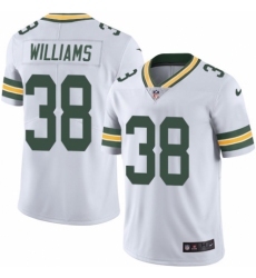 Youth Nike Green Bay Packers #38 Tramon Williams White Vapor Untouchable Limited Player NFL Jersey