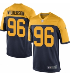 Men's Nike Green Bay Packers #96 Muhammad Wilkerson Game Navy Blue Alternate NFL Jersey