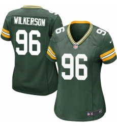 Women's Nike Green Bay Packers #96 Muhammad Wilkerson Game Green Team Color NFL Jersey