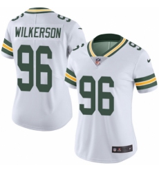 Women's Nike Green Bay Packers #96 Muhammad Wilkerson White Vapor Untouchable Elite Player NFL Jersey