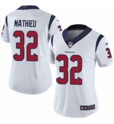 Women's Nike Houston Texans #32 Tyrann Mathieu White Vapor Untouchable Limited Player NFL Jersey