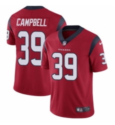 Youth Nike Houston Texans #39 Ibraheim Campbell Red Alternate Vapor Untouchable Limited Player NFL Jersey