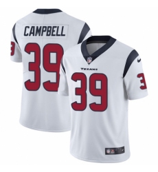 Youth Nike Houston Texans #39 Ibraheim Campbell White Vapor Untouchable Limited Player NFL Jersey