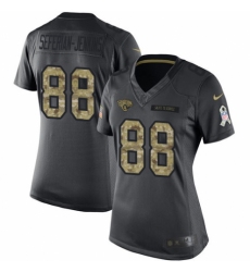 Women's Nike Jacksonville Jaguars #88 Austin Seferian-Jenkins Limited Black 2016 Salute to Service NFL Jersey