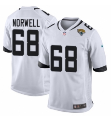 Men's Nike Jacksonville Jaguars #68 Andrew Norwell Game White NFL Jersey