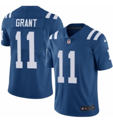 Youth Nike Indianapolis Colts #11 Ryan Grant Royal Blue Team Color Vapor Untouchable Limited Player NFL Jersey