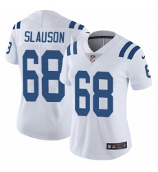 Women's Nike Indianapolis Colts #68 Matt Slauson Royal Blue Team Color Vapor Untouchable Elite Player NFL Jersey