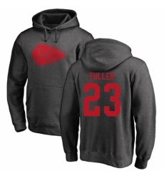 NFL Nike Kansas City Chiefs #23 Kendall Fuller Ash One Color Pullover Hoodie