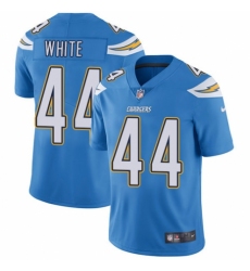 Youth Nike Los Angeles Chargers #44 Kyzir White Electric Blue Alternate Vapor Untouchable Limited Player NFL Jersey