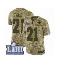 Men's Nike Los Angeles Rams #21 Aqib Talib Limited Camo 2018 Salute to Service Super Bowl LIII Bound NFL Jersey