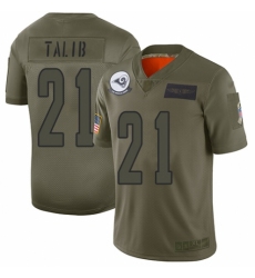 Women's Los Angeles Rams #21 Aqib Talib Limited Camo 2019 Salute to Service Football Jersey